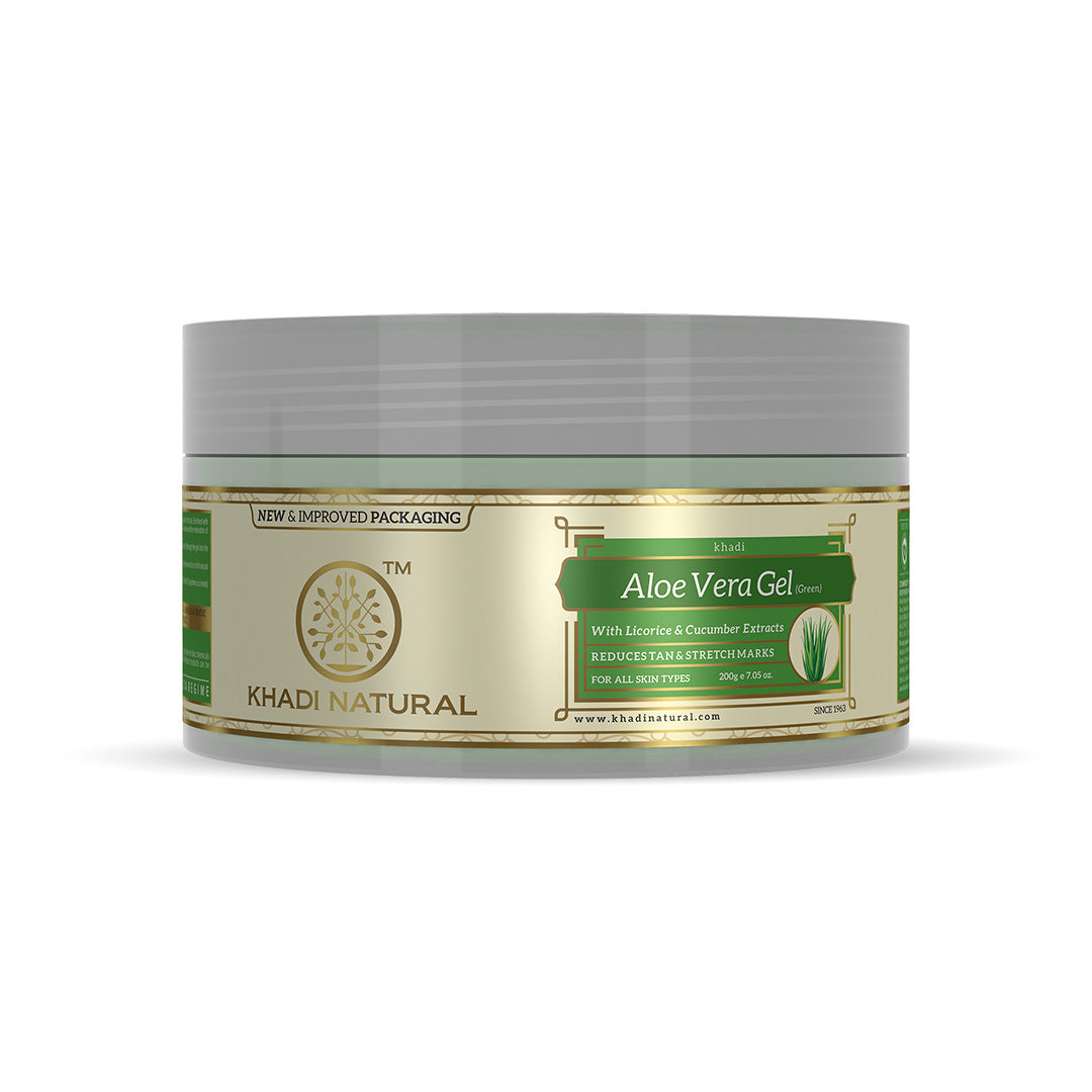 Khadi Natural Aloe vera - green gel Combo Pack Of 2 – 100gm Each Sale