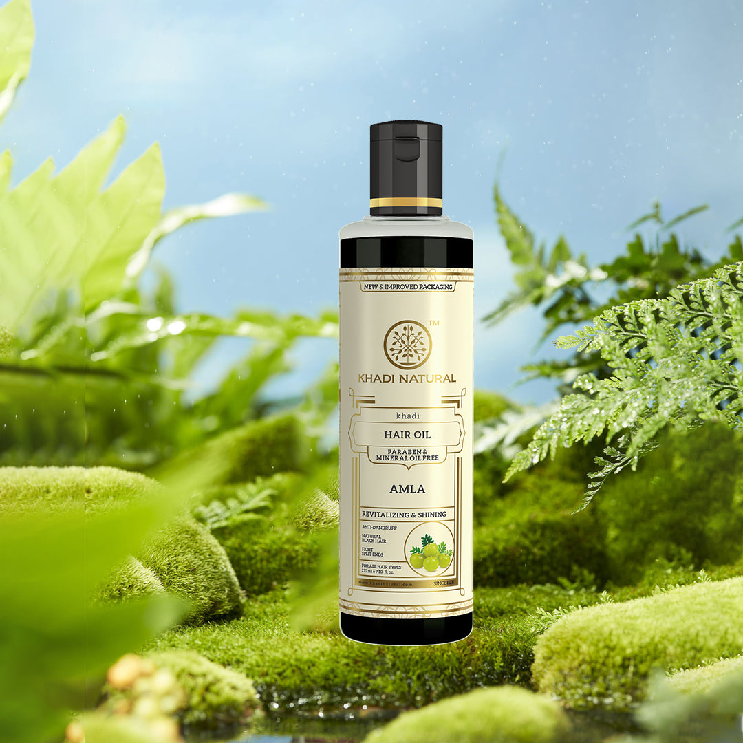 Khadi Natural Pure Amla Hair Oil Paraben & Mineral Free - 210ml