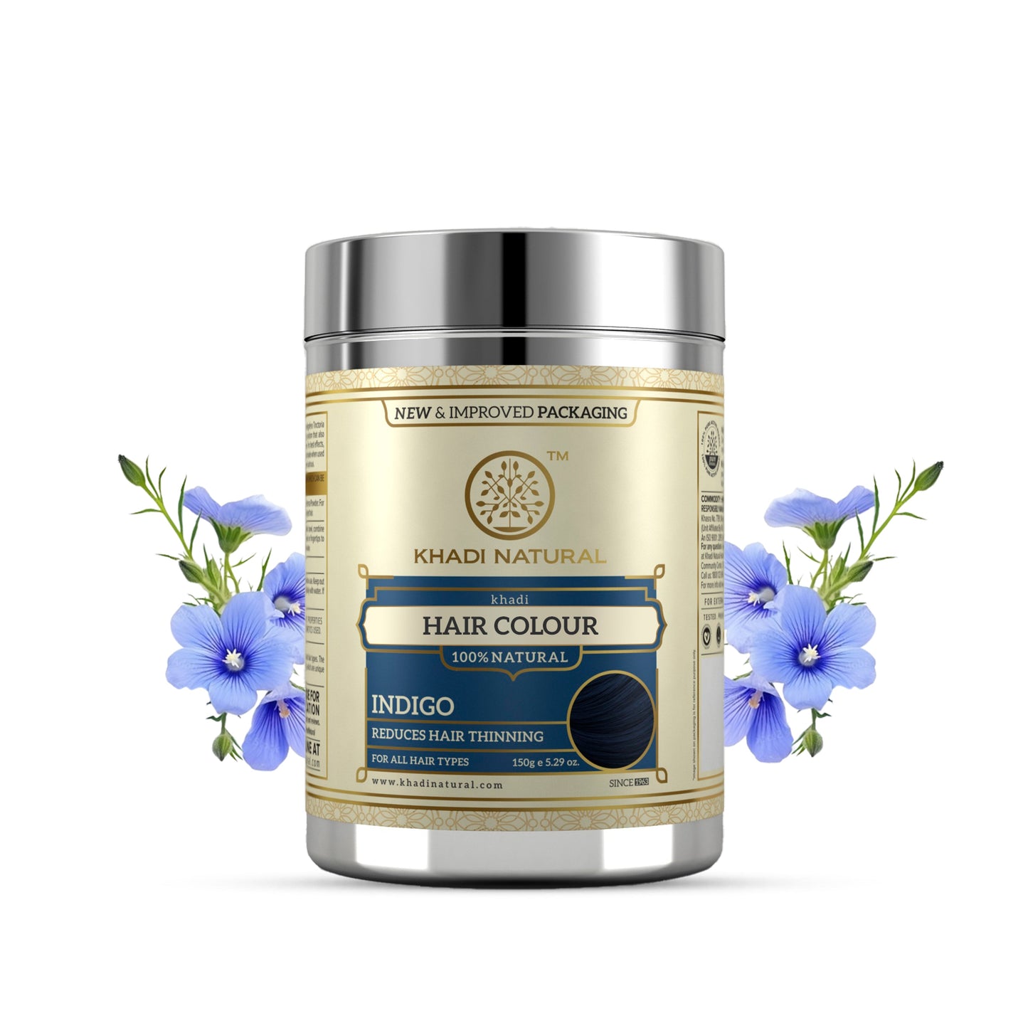 Khadi Natural Indigo Hair Color - 150gm
