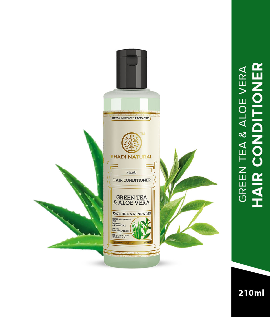 Khadi Natural Green tea and Aloe Vera conditioner Combo Pack Of 2 – 210ml Each Sale