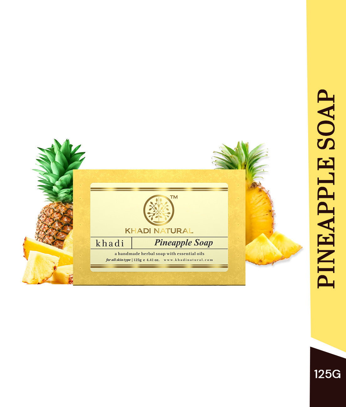 Khadi Natural Pineapple Soap - 125gm