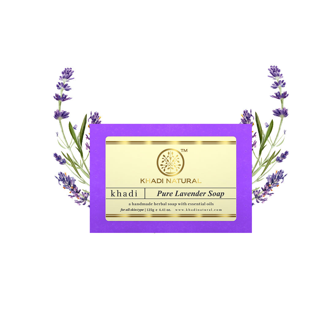 Khadi Natural Pure Lavender Soap - 125gm