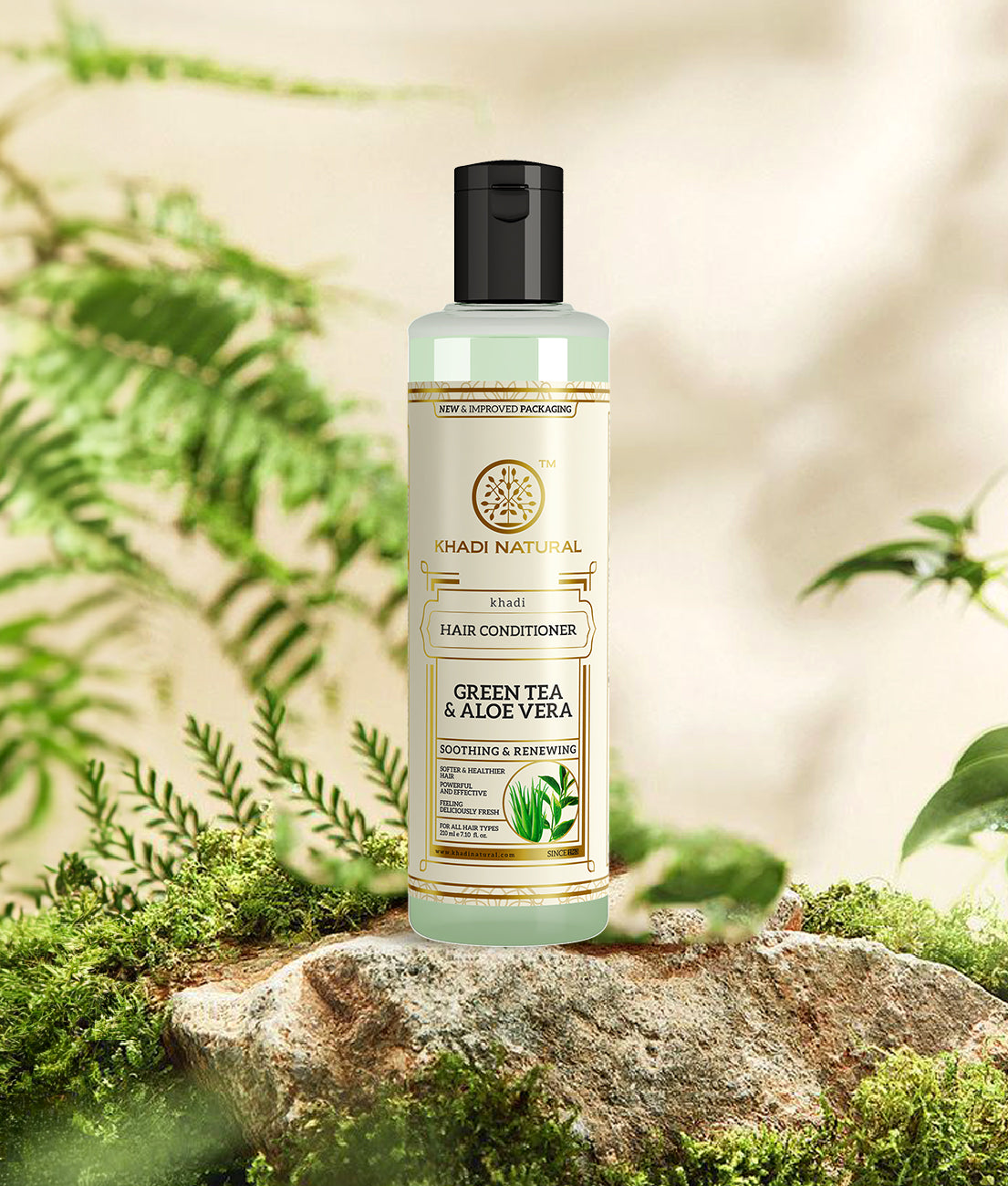 Khadi Natural Green tea and Aloe Vera conditioner Combo Pack Of 2 – 210ml Each Sale