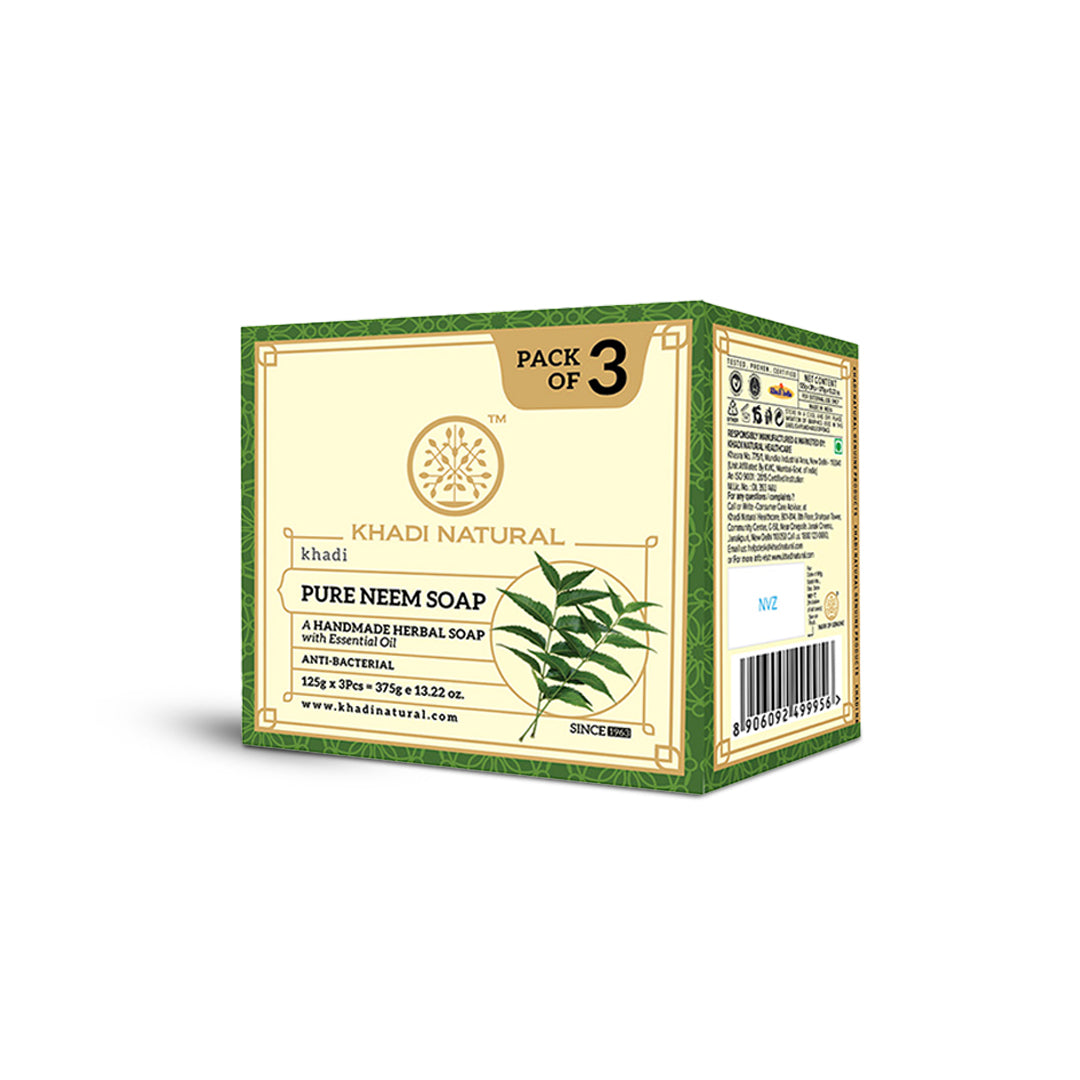 Khadi Natural Pure Neem Soap - 125gm