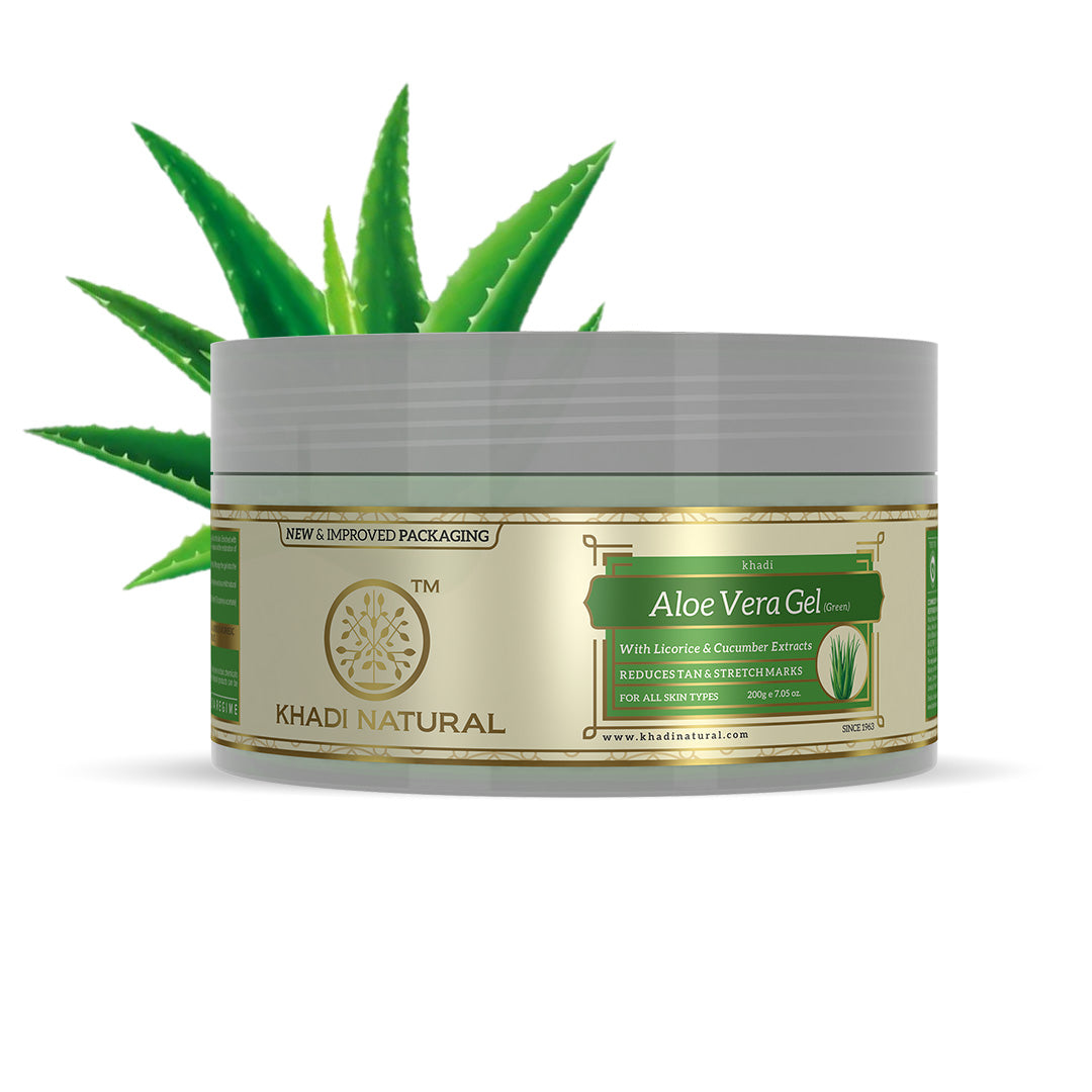 Khadi Natural Aloe vera - green gel Combo Pack Of 2 – 100gm Each Sale
