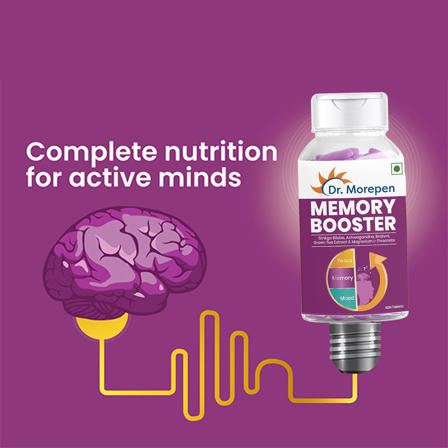 Dr Morpen Memory Booster Tablets | Swadesiicart