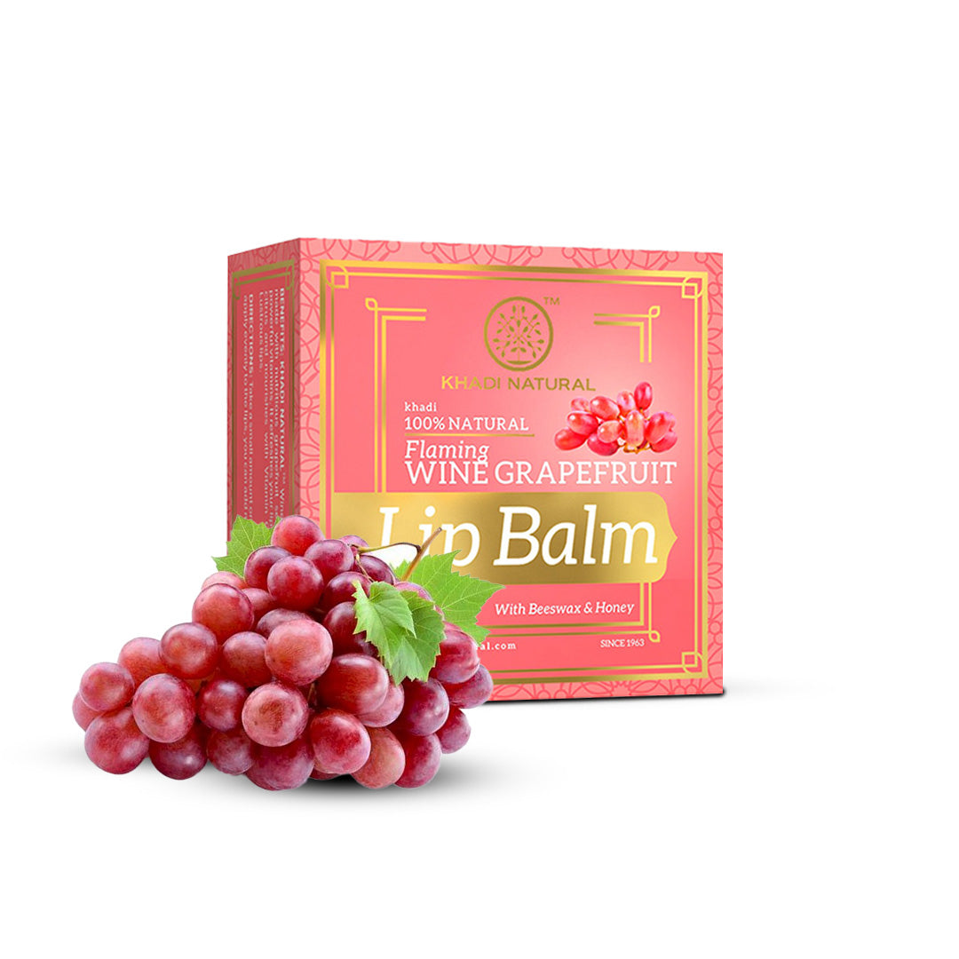 Khadi Natural Wine Grapefruit Lip Balm - 5gm