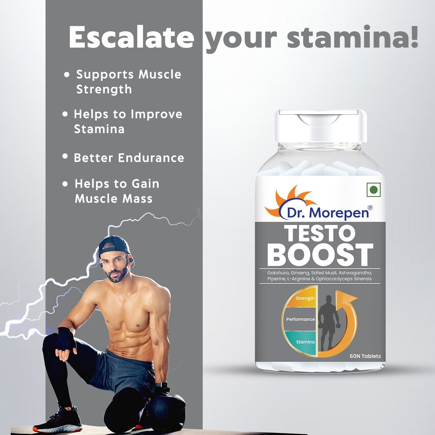 Dr Morpen Testo Boost Tablets | Swadesiicart