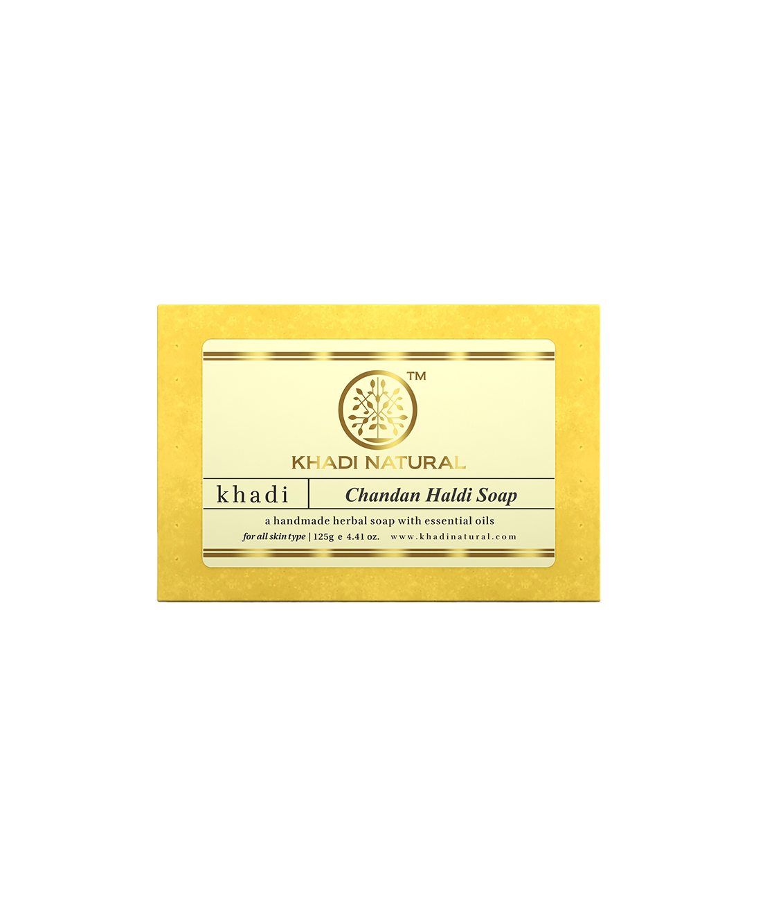 Khadi Natural Chandan Haldi Soap - 125gm