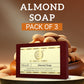 Khadi Natural Almond Soap Combo Pack Of 3 – 125gm Each