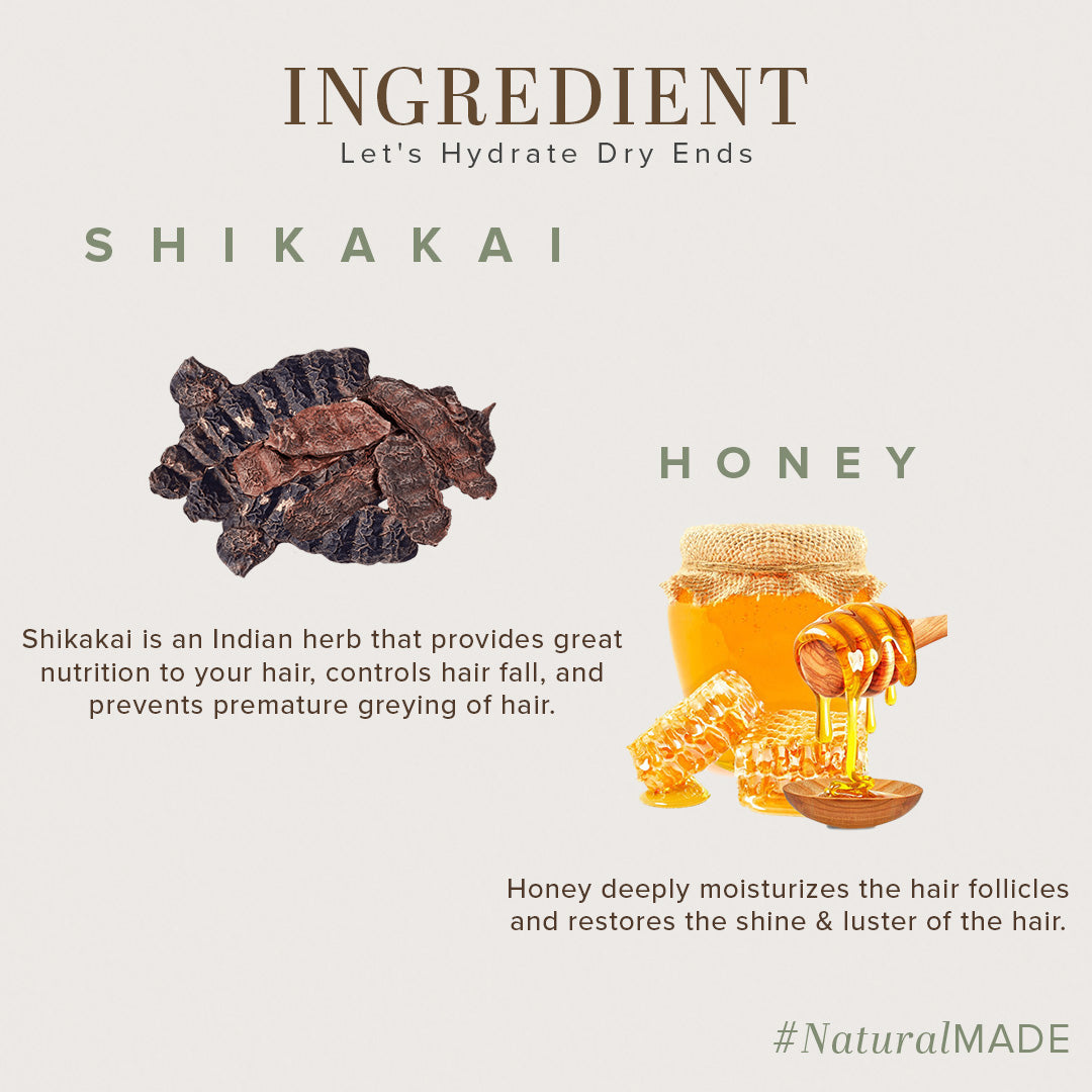 Khadi Natural Shikakai & Honey Hair Cleanser SLS & Paraben Free - 210ml