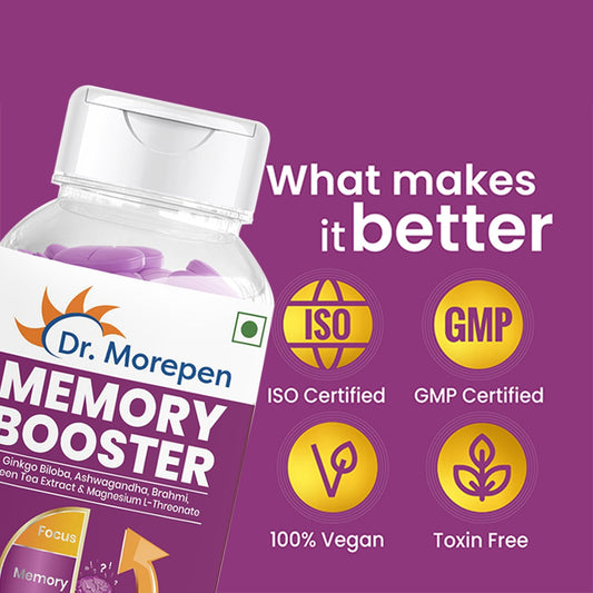 Dr Morpen Memory Booster Tablets | Swadesiicart
