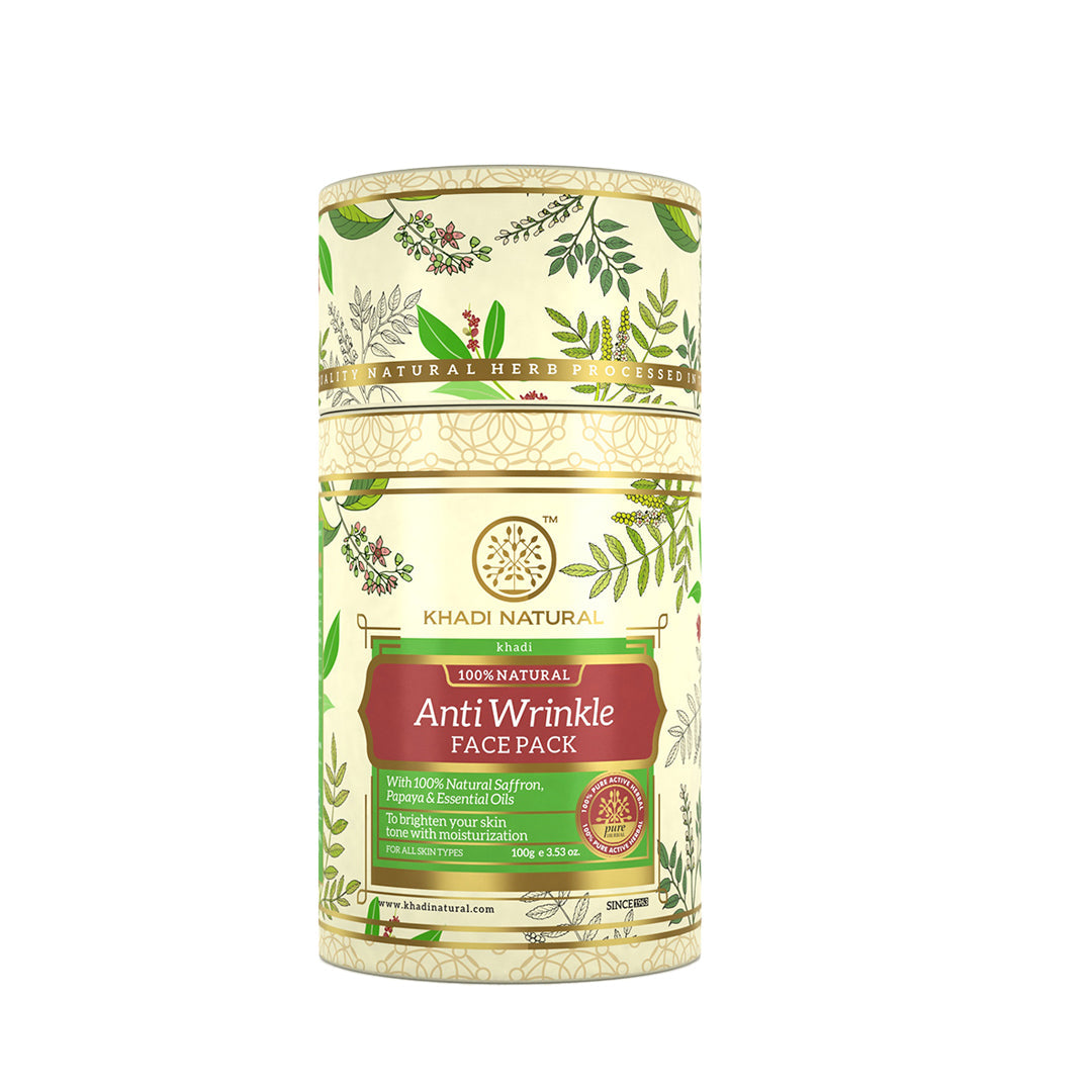 Khadi Natural Anti Wrinkle Face Pack - 100gm