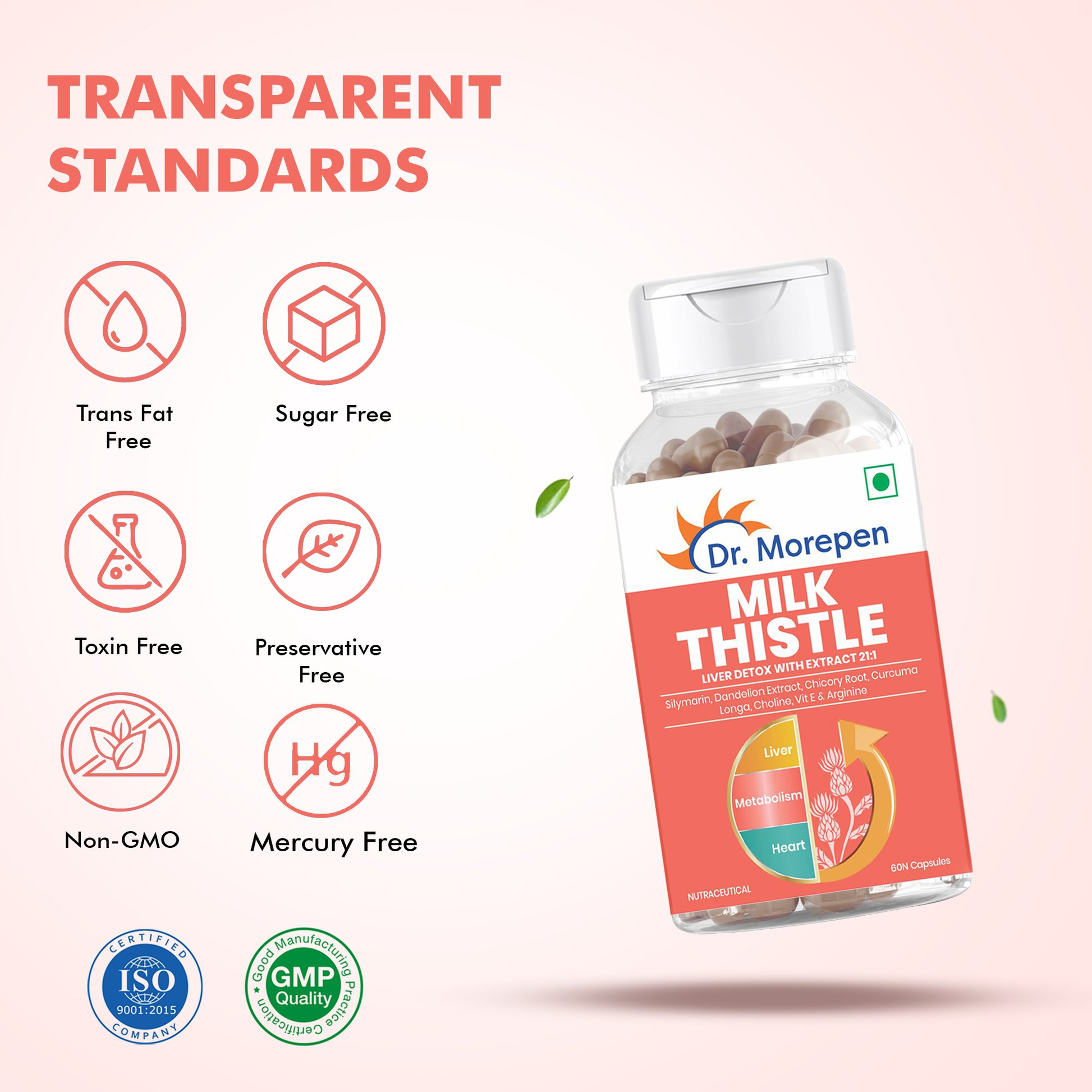 Dr Morpen Milk Thistle Capsules | Swadesiicart