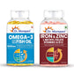 Dr Morpen Iron & Zinc + Omega-3 Deep Sea Fish Oil 1000Mg Combo | Swadesiicart
