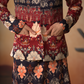 Blossom Print Cotton Nehru Jacket Set by Hilo Design