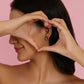 stone stud (grey) - Ruby Raang - Swadesiicart