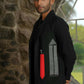 Statement Embroidered Black Co-Ord Set by Hilo Design - Swadesiicart
