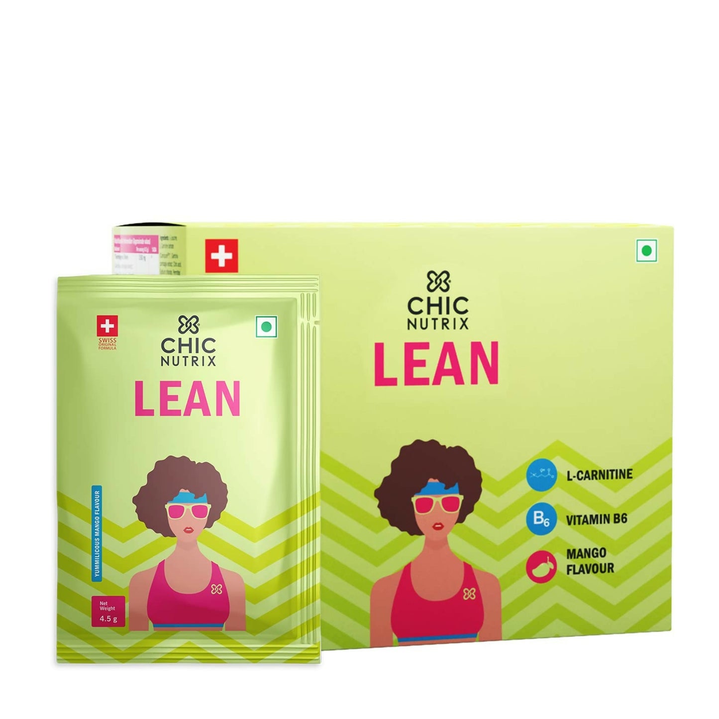 Chicnutrix Korean Lean Weight Management Fat Burner Sachets | Swadesiicart