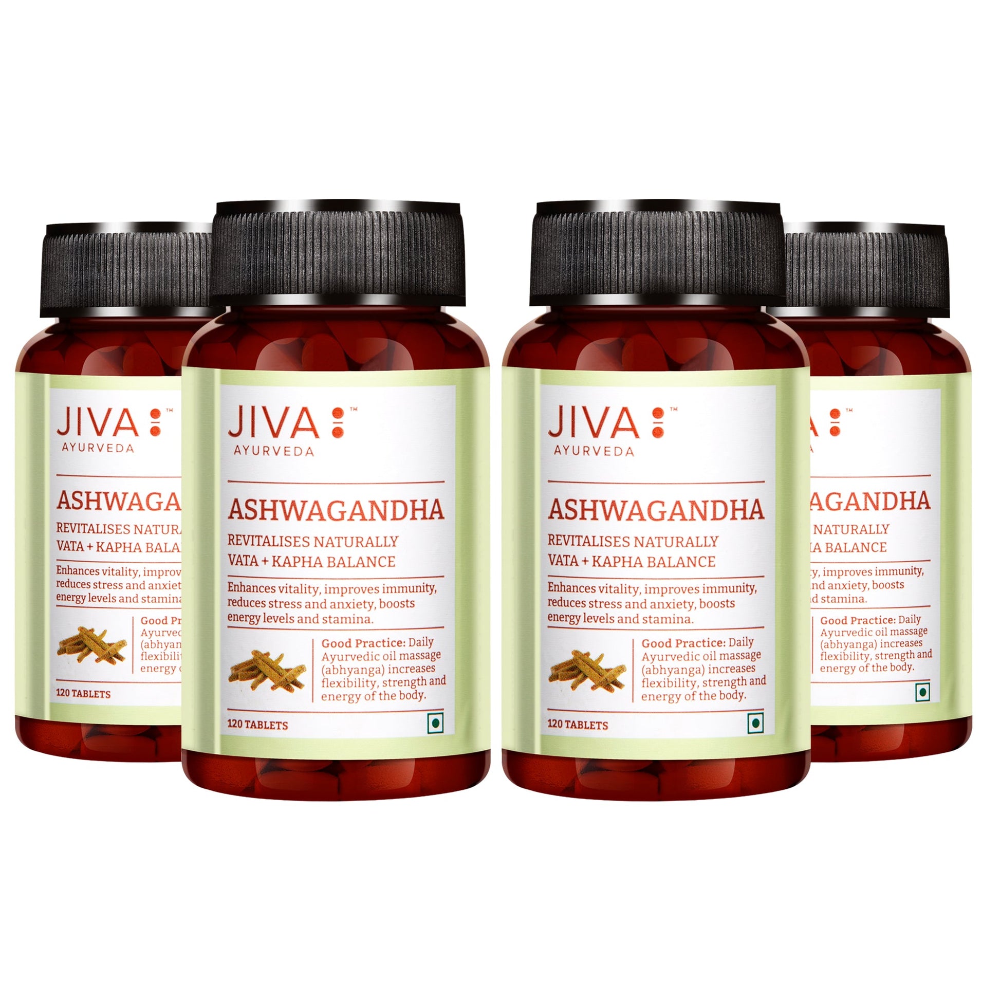 Jiva Ayurveda Ashwagandha Tablets - Swadesiicart