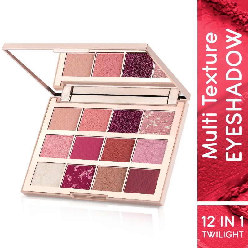 Kay Beauty By Katrina Kaif Multi Texture Eyeshadow Palette - Twilight | Swadesiicart