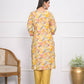 Festive Wear Ethnic Yellow chanderi Stitched Suit With Dupatta - Anbazaar - Swadesiicart