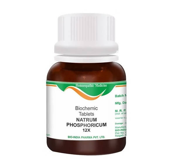 Bio India Homeopathy Natrum Phosphoricum Biochemic Tablets | Swadesiicart