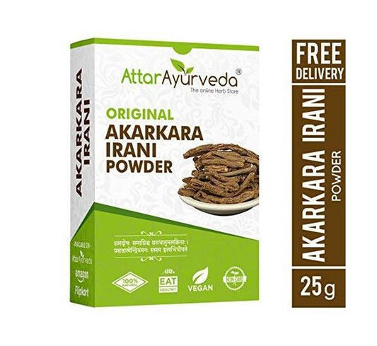 Attar Ayurveda Original Akarkara Irani/Akarkara Asli/Anacyclus Pyrethrum (Powder) | Swadesiicart
