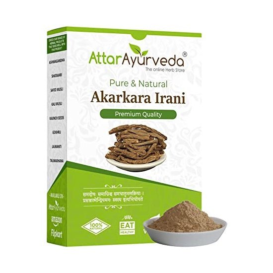 Attar Ayurveda Original Akarkara Irani/Akarkara Asli/Anacyclus Pyrethrum (Powder) | Swadesiicart
