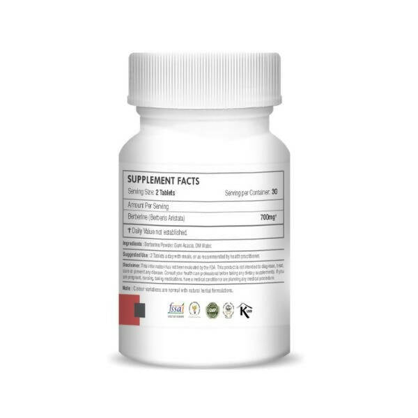H&C Herbal Berberine Tablets - Swadesiicart