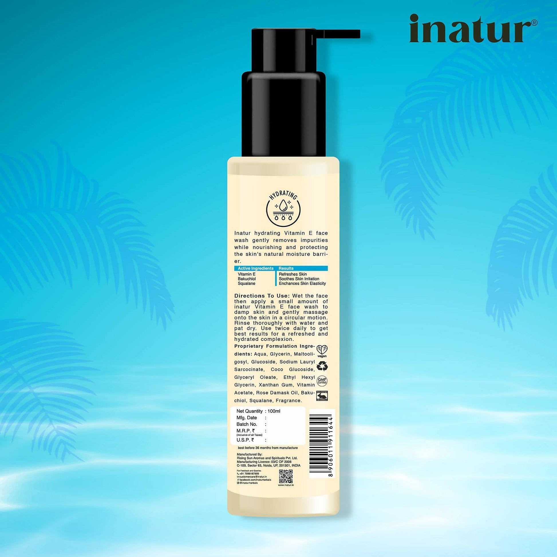 Inatur Vitamin E Face Wash - Swadesiicart