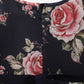 Ahalyaa Navy Blue Digital Print Floral Kids Dress For Girls | Swadesiicart