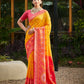 Shree Shyam Fashion Yellow Soft Silk Saree