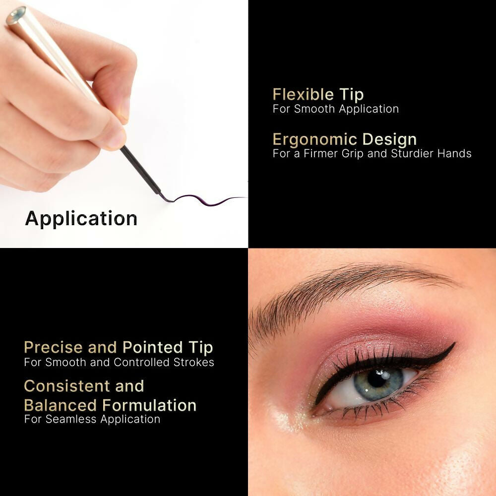 Swiss Beauty Select Here To Stay Liquid Liner, 4- Magnet Black | Swadesiicart