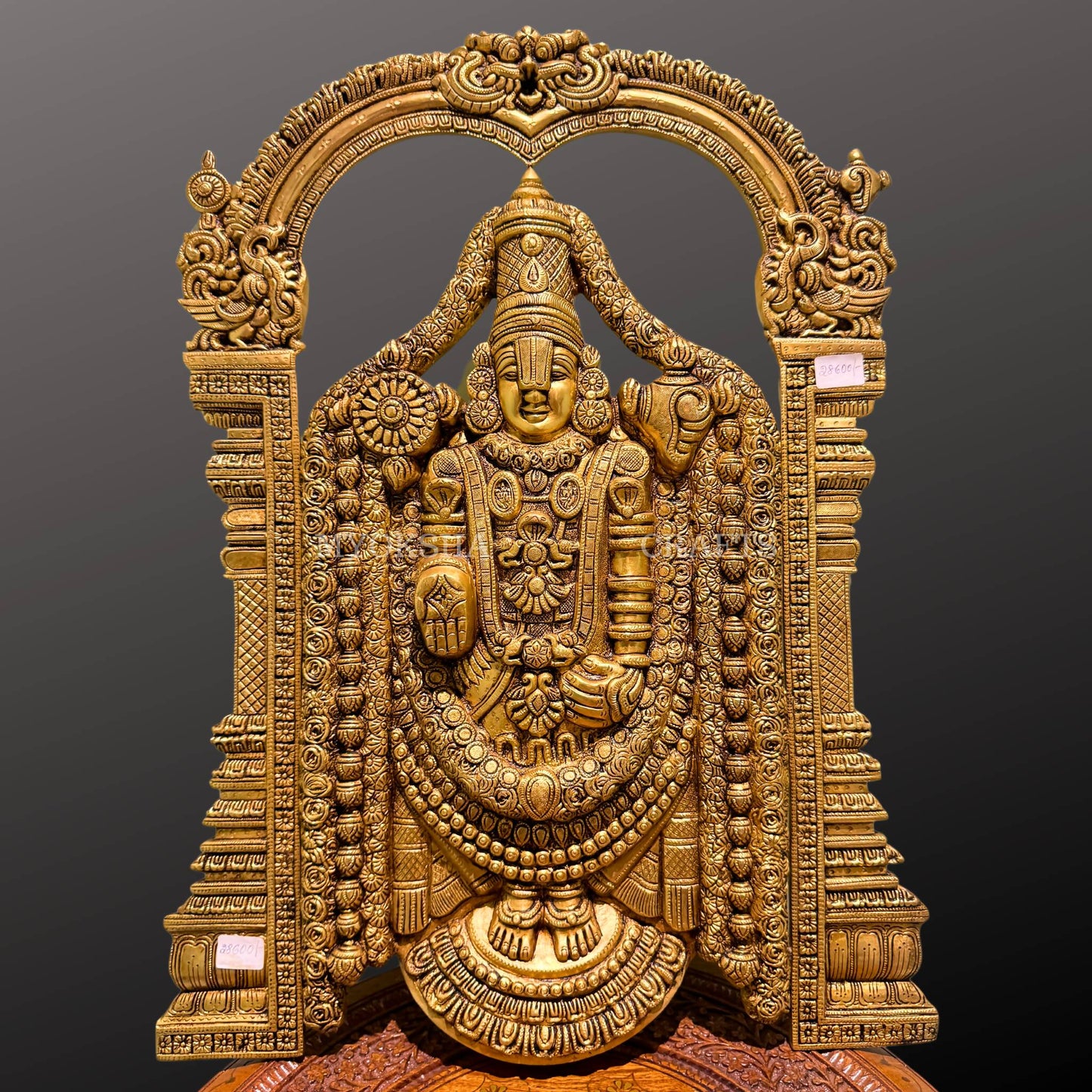 Brass Venkatramana Idol - Divine India Art