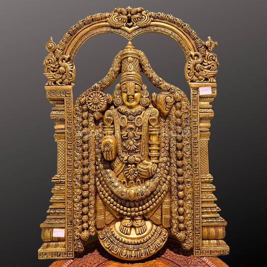 Brass Venkatramana Idol - Divine India Art