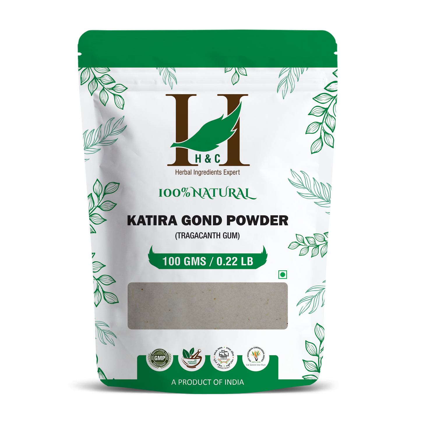 H&C Herbal Katira Gond Powder - Just Jaivik