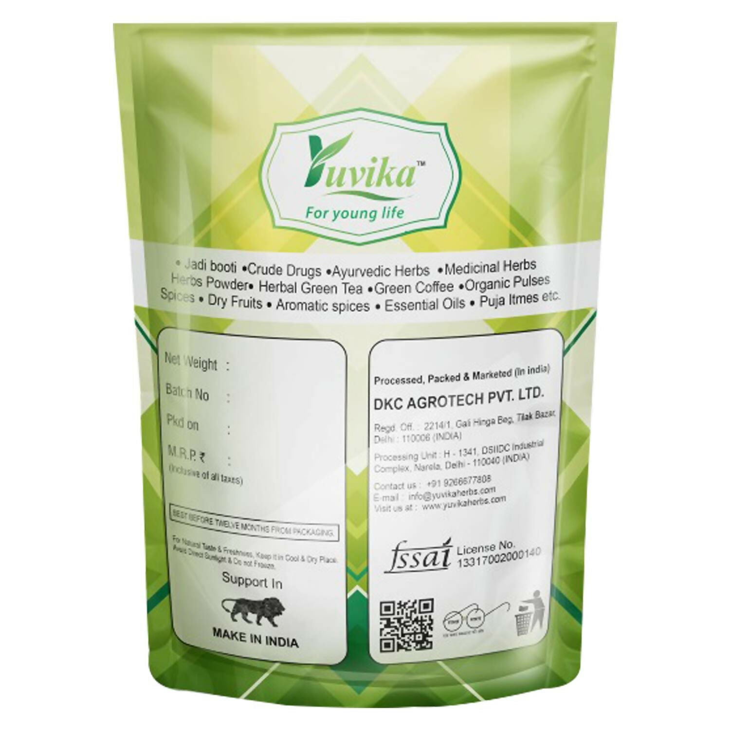 Yuvika Baibadang - Vaivadang Black - Embelia Ribes - False Black Pepper | Swadesiicart