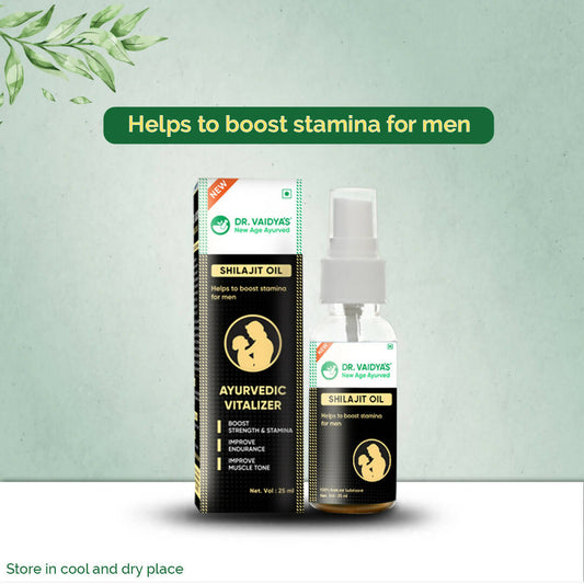 Dr. Vaidya's SJ Oil for Men: Enhance Power & Stamina With the Natural Oil | Swadesiicart