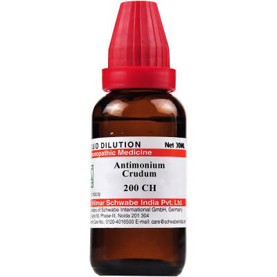 Dr. Willmar Schwabe India Antimonium Crudum Dilution - Swadesiicart