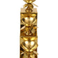 Spillbox Gold-Tone Brass 3 Step Diya | Swadesiicart