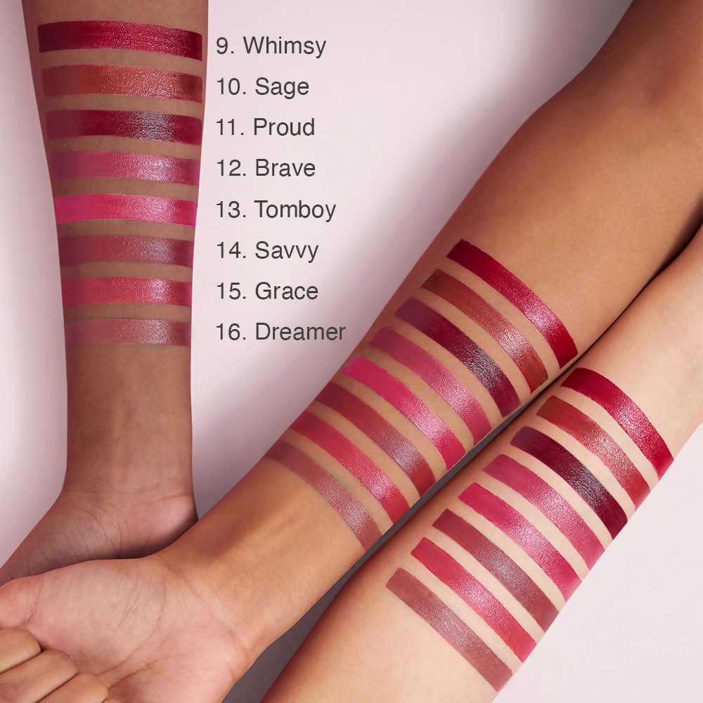 Kay Beauty Hydra Crème Hydrating Full Coverage Lipstick with Hyaluronic Acid Tomboy | Swadesiicart