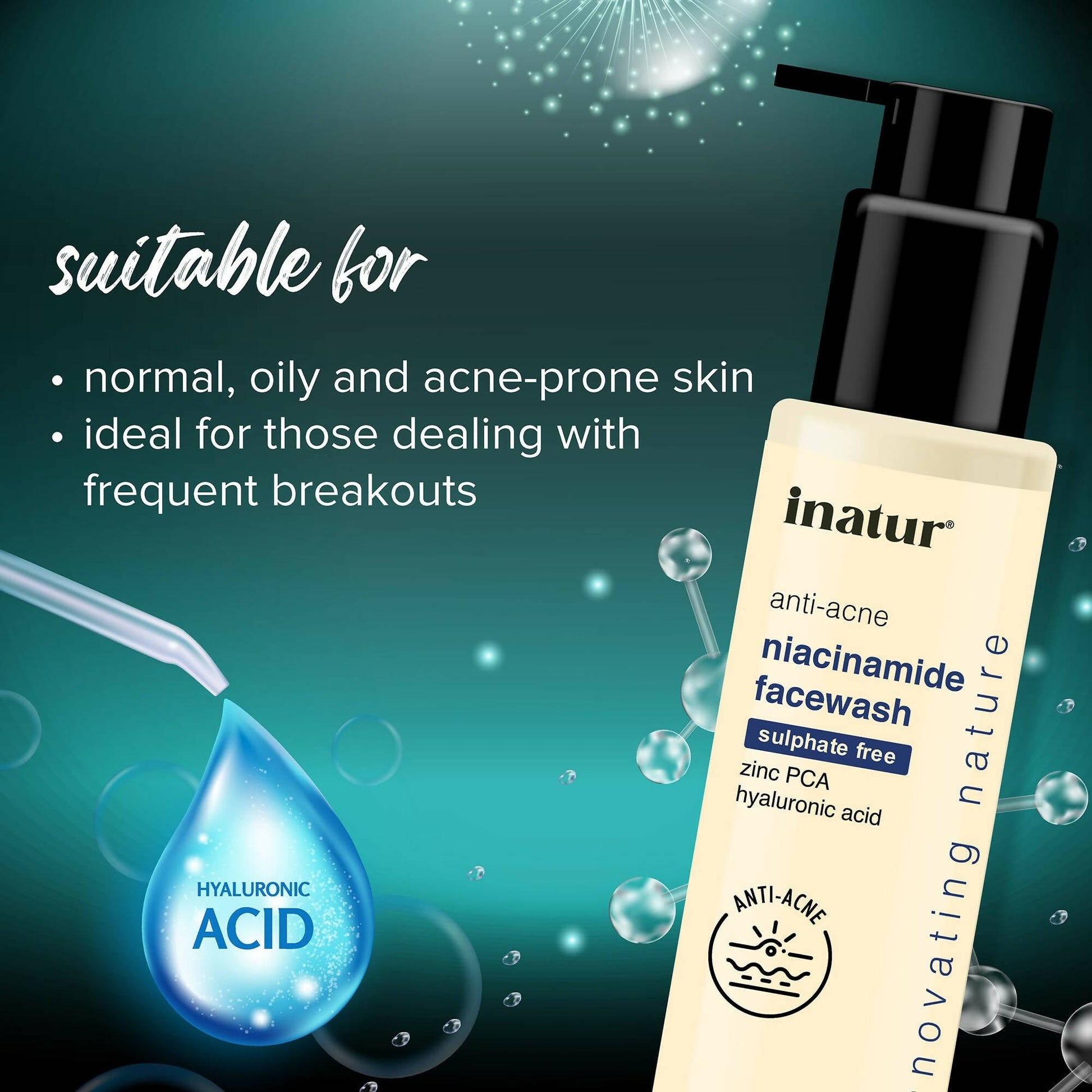 Inatur Niacinamide Face Wash - Swadesiicart