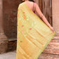 Joban Fashion Light Green Banarasi Katan Pure Handloom Banarasi Silk Saree | Swadesiicart