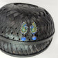 Terracotta Peacock Stud With Drop