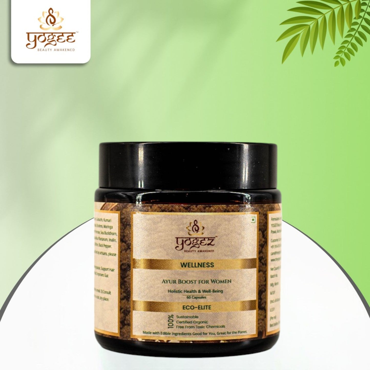 Yogez Ayur Boost for Women- A Herbal Supplement for Holistic Health - Swadesiicart