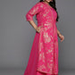 Ahalyaa Women's Traditional wear Ethnic Dress - Pink | Swadesiicart