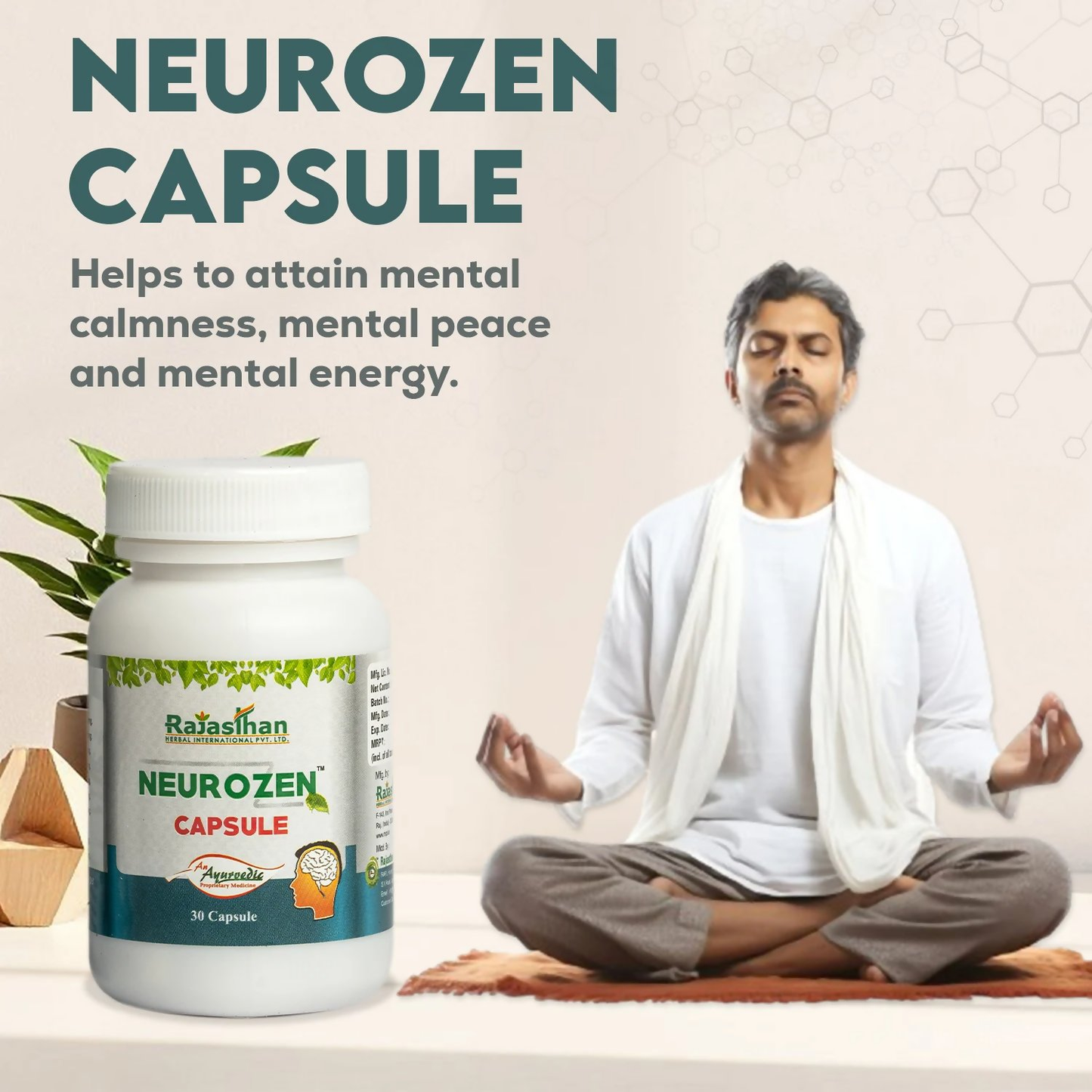 Rajasthan Herbals Neurozen Capsules | Swadesiicart