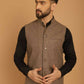 Even Apparels Pure Wool Nehru Jacket - Beige | Swadesiicart
