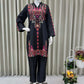 Prazu Fashion Black Crep Silk Printed Top With Pant - Swadesiicart